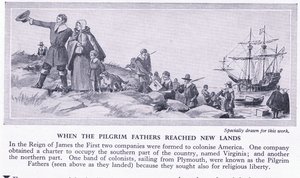 Cuando los Padres Peregrinos llegaron a nuevas tierras, c.1950