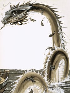 Historias populares de América: Serpiente marina de Gloucester de Richard Hook