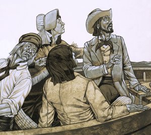 Historias populares de América: La serpiente marina de Gloucester. de Richard Hook