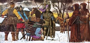 Aldeanos eslavos de Europa del Este bajo el poder del Sacro Imperio Romano Germánico de Richard Hook