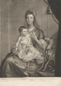 Lady Cathcart y su hijo de Richard Houston
