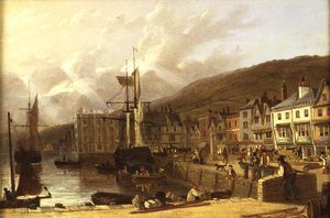 Vista de Dartmouth, Devon de Richard Hume Lancaster