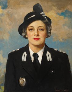 Muriel Elsie Gamage, c.1950 (óleo sobre lienzo)