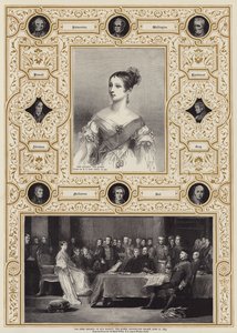 El Primer Consejo de Su Majestad la Reina, Palacio de Kensington, 20 de junio de 1837 de Richard James Lane