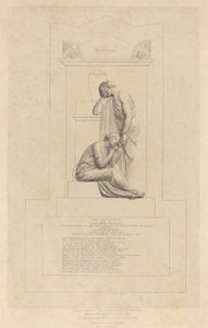 Monumento a John Hudleston de Richard James Lane after John Flaxman