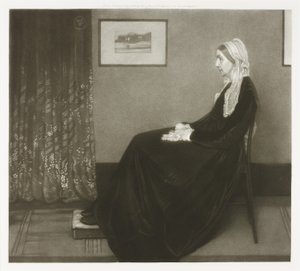 Arreglo en gris y negro nº 1: Retrato de la madre del artista