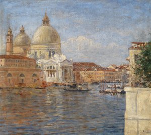 En el Gran Canal de Venecia