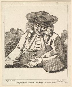 Un párroco uniendo las manos de dos personas, octubre 1788 de Richard Livesay