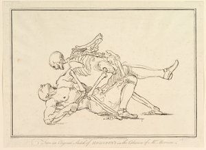 De un boceto original de William Hogarth en la colección del Sr. Morrison