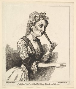 Mujer sorprendida de la Mañana de Hogarth de Richard Livesay