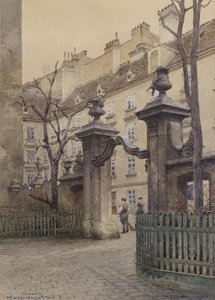 El Heiligenkreuzerhof en Viena de Richard Moser