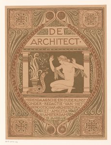Diseño de portada para: El arquitecto, 1911