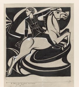 Hombre a caballo de Richard Nicolaüs Roland Holst