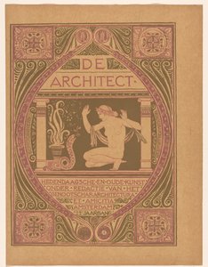 Diseño de portada para: El Arquitecto, 1911 de Richard Nicolaüs Roland Holst