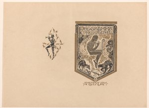 Diseño de portada para: Programa del Concertgebouw de Ámsterdam de Richard Nicolaüs Roland Holst