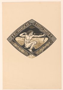 Diseño de portada para: Revista técnica, 1914 de Richard Nicolaüs Roland Holst