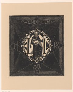 Diseño de portada para: Giros, 1918 de Richard Nicolaüs Roland Holst