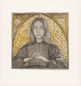 Retrato de Harpje, 15 años de Richard Nicolaüs Roland Holst