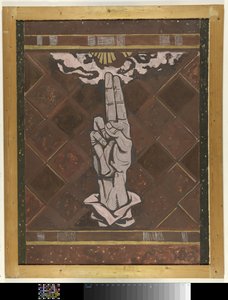 Mano juramentada; diseño para figura de decoración en mármol en el Tribunal Supremo de La Haya de Richard Nicolaüs Roland Holst