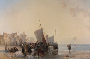 Una pescadería cerca de Boulogne