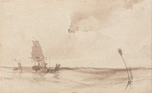 Un Paisaje Marino de Richard Parkes Bonington