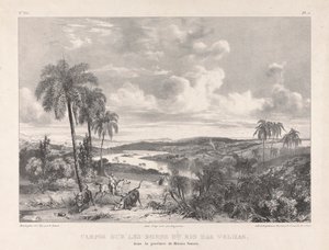 Campos a orillas del Río das Velhas de Richard Parkes Bonington