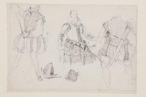 Estudios de Vestuario de Richard Parkes Bonington