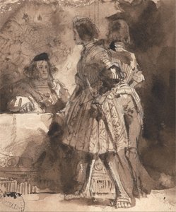 Goetz Von Berlichingen Ante el Magistrado Imperial de Richard Parkes Bonington