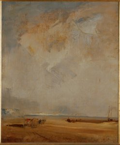 Costa en Normandía de Richard Parkes Bonington