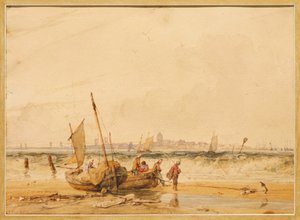 Le Crotoy de Richard Parkes Bonington