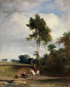 Parada en el camino, 1826 de Richard Parkes Bonington