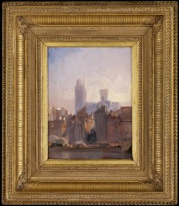Catedral de Ruan, amanecer de Richard Parkes Bonington