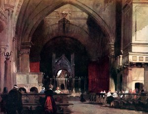 La Iglesia de San Ambrosio, Milán, principios del siglo XIX, 1929 de Richard Parkes Bonington