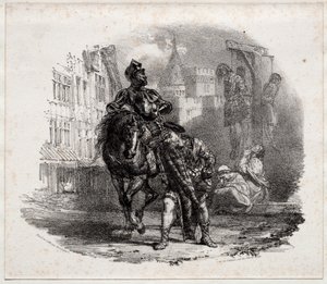 La fuga del castillo de Argyle de Richard Parkes Bonington