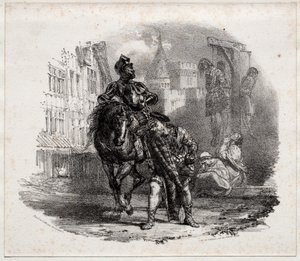La Fuga del Castillo de Argyle, 1826 de Richard Parkes Bonington
