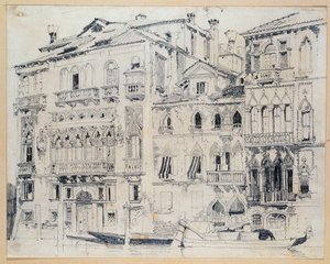 El Gran Canal, Venecia, c.1826 de Richard Parkes Bonington