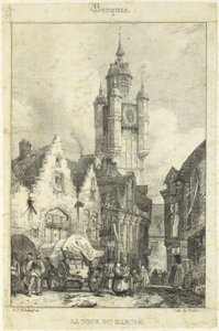 El mercado de la torre de Richard Parkes Bonington