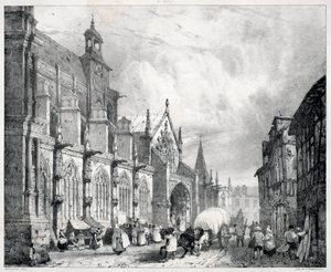 Viajes pintorescos y románticos en la antigua Francia, Normandía..., 1824 de Richard Parkes Bonington