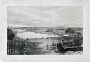 Avenham  Miller Park, c.1870 (litografía tintada sobre papel) de Richard Parminter Cuff