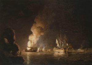 Conquista de Louisbourg 1758 de Richard Paton