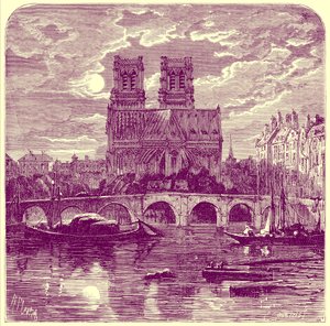 Catedral de Notre Dame, ilustración de 