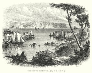 Puerto de Eyemouth (grabado) de Richard Principal (after) Leitch