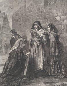Huida de la Reina de Jacobo II, de Illustrated London News, 3 de agosto de 1872 de Richard Principal Leitch