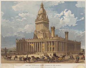 El nuevo Ayuntamiento, Leeds, inaugurado por Su Majestad
