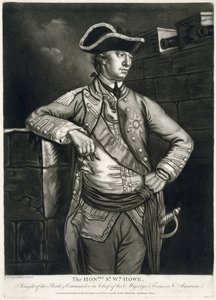 El Honorable Sr. Wm. Howe, Caballero del Baño y Comandante en Jefe de las Fuerzas de Su Majestad en América de Richard Purcell