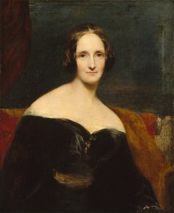 Retrato de Mary Shelley, escritora británica, ca 1840