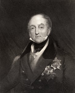 Sir Gore Ouseley, primer baronet, grabado por H. Cook, de 
