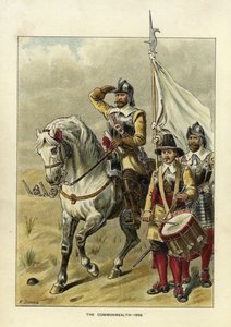 Épocas del Ejército Británico - La Commonwealth de Richard Simkin