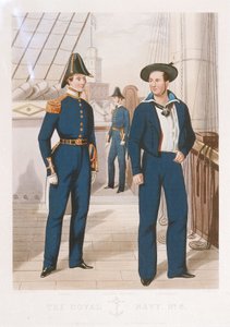 Uniformes de la Royal Navy no 6: Clerk, Second Master y A.B. Seaman de Richard Ubsdell