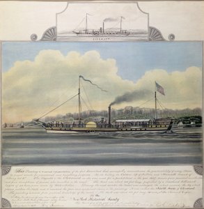 Barco de Vapor del Río Hudson 